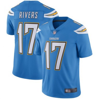 Los Angeles Chargers NFL Football Philip Rivers Electric Blue Jersey Youth Limited  #17 Alternate Vapor Untouchable->youth nfl jersey->Youth Jersey